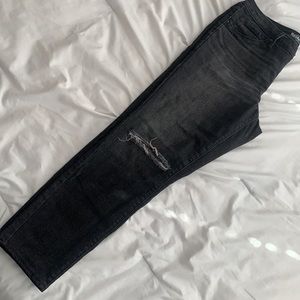 14/32R | black wash | mid rise jeggings